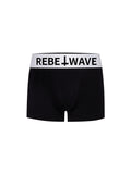 REBEL WAVE Quick-Drying Breathable Antibacterial Flat Crotch Ice Silk Slogan Underwear