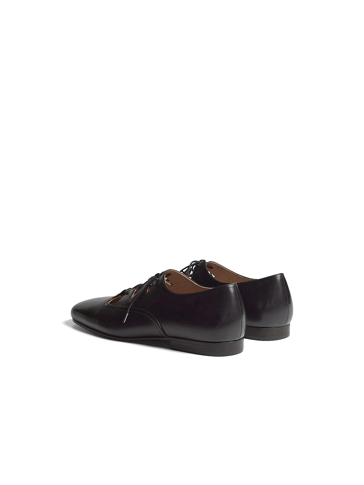 Simple Project Ballet-style Leather Shoes