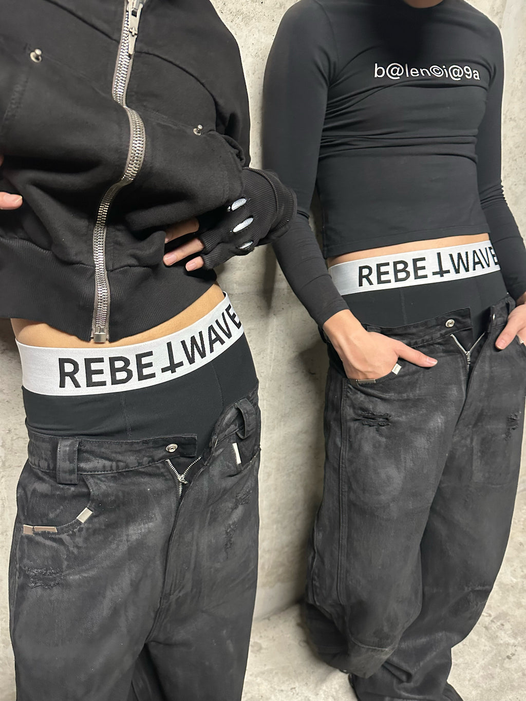 REBEL WAVE Quick-Drying Breathable Antibacterial Flat Crotch Ice Silk Slogan Underwear