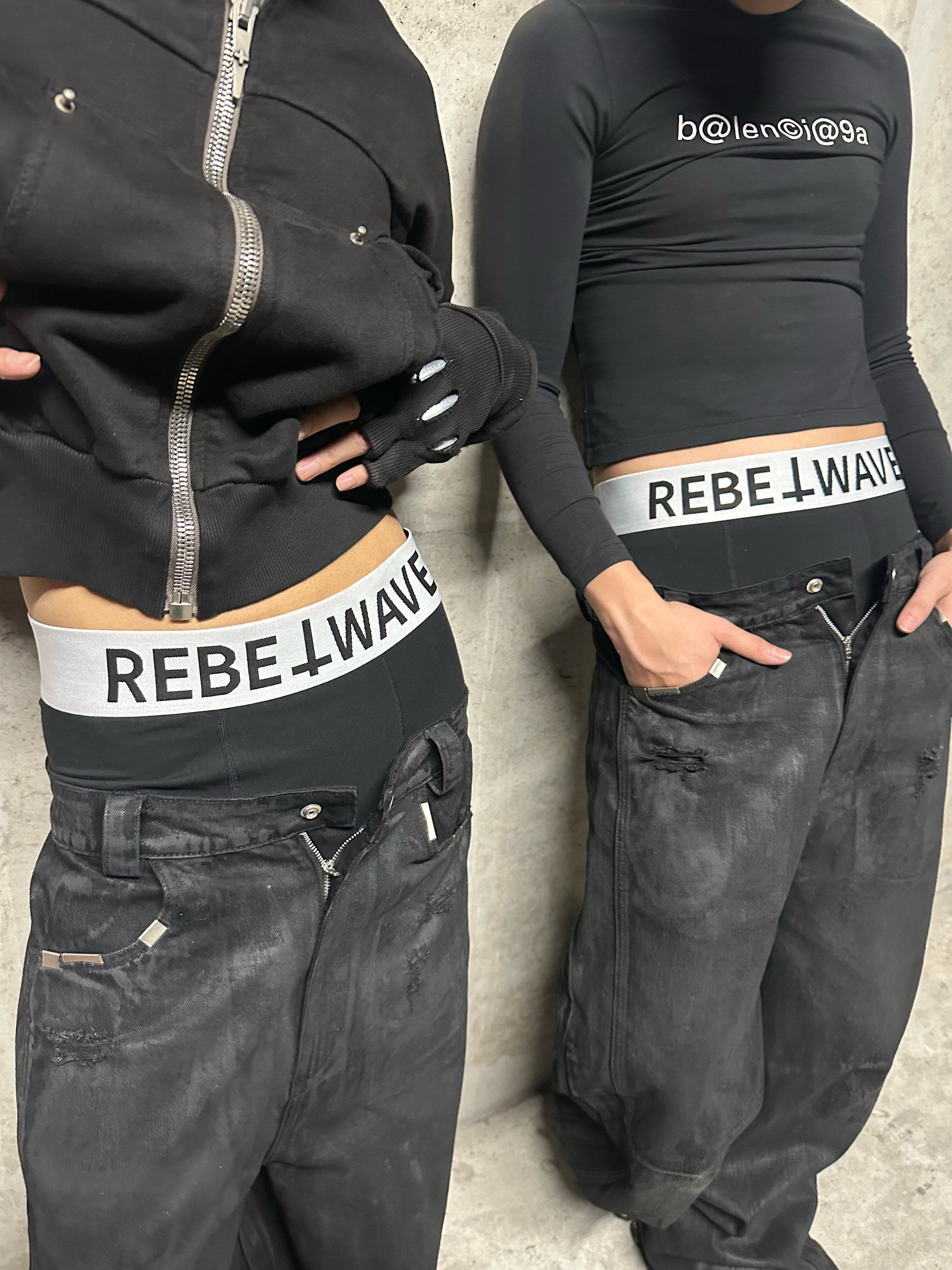 REBEL WAVE Quick-Drying Breathable Antibacterial Flat Crotch Ice Silk Slogan Underwear
