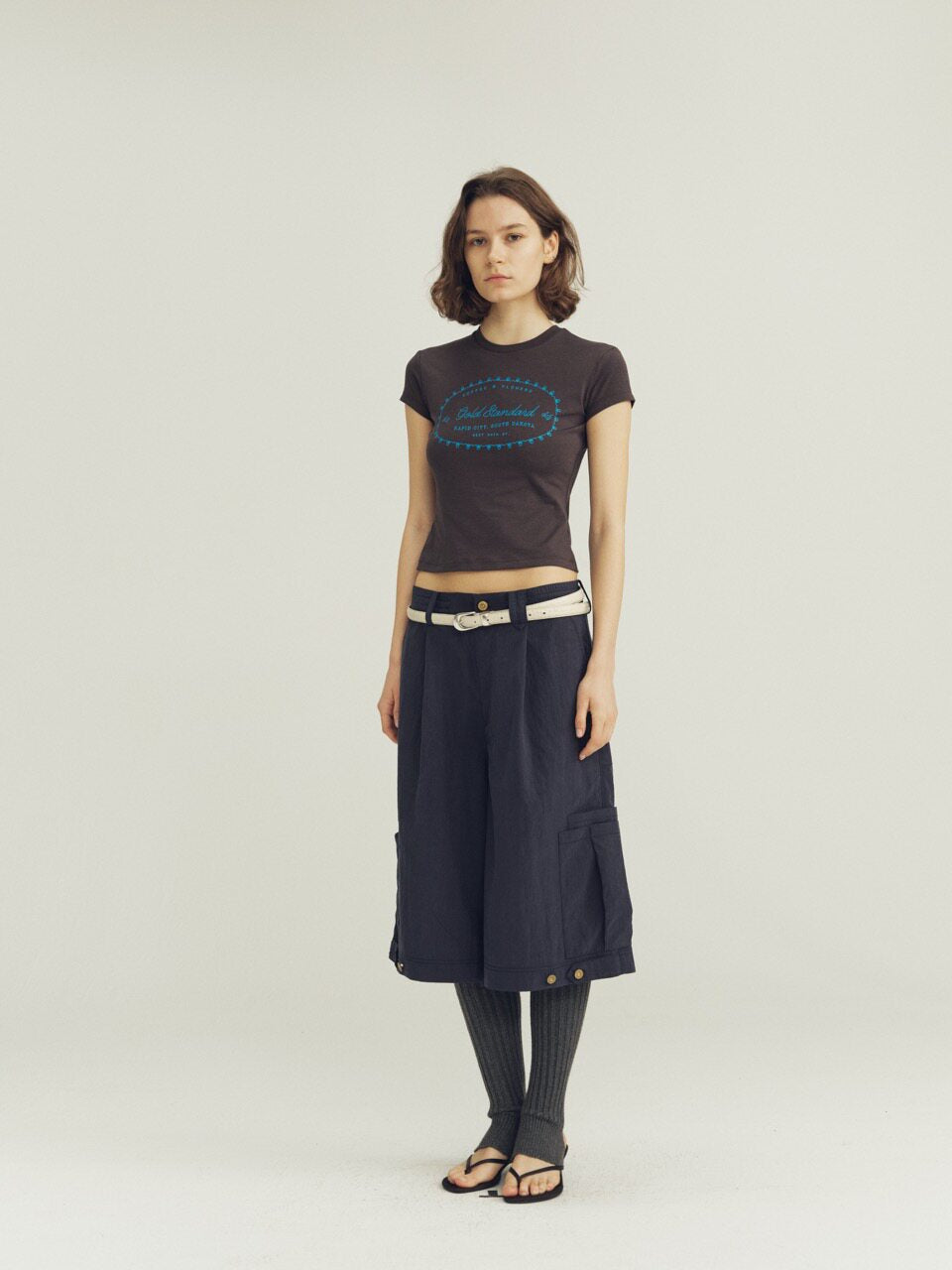 THE PROUDER Retro Print Fitted Women's T-Shirt