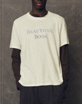 THE PROUDER Linen Cotton Bamboo Print T-Shirt