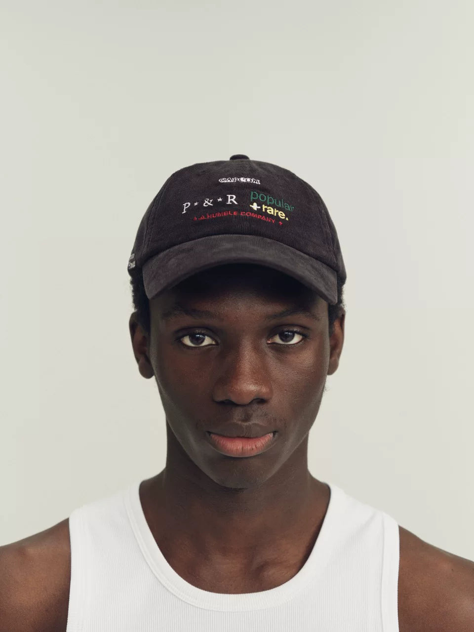THE PROUDER ultra-fine ultra-soft corduroy embroidered baseball cap